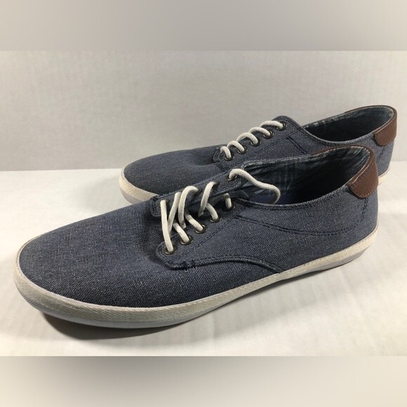 Original Penguin Sz 9 Men's Douglas Sneaker Denim Canvas - Picture 1 of 8